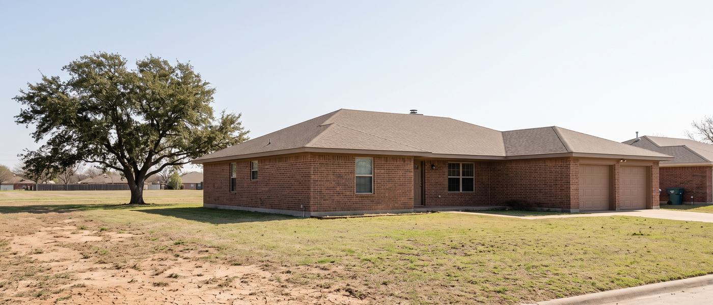 Housing typical of the Dallas - Fort Worth area