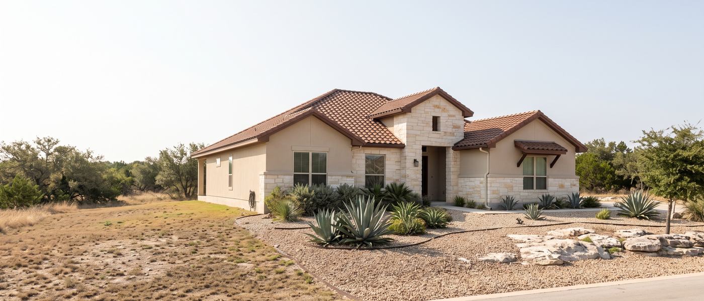 Housing typical of the San Antonio area