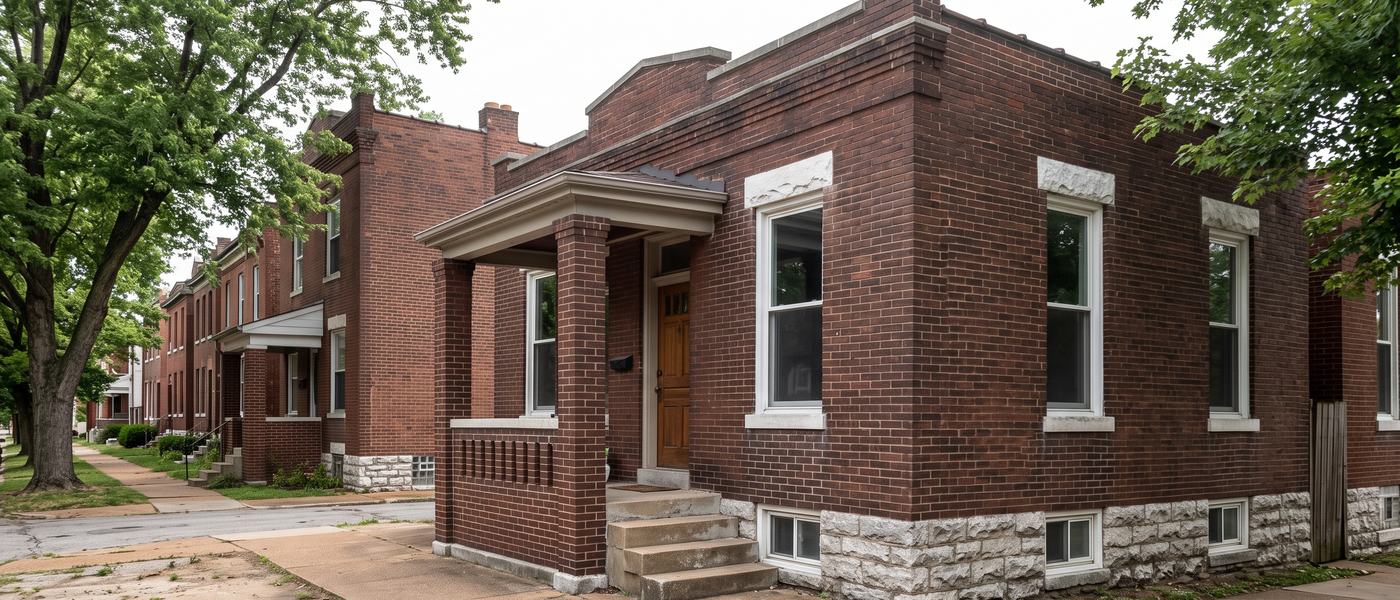 Housing typical of the St. Louis area